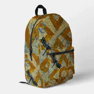 Mochila Impresa Paquete de respaldo de libélula grande