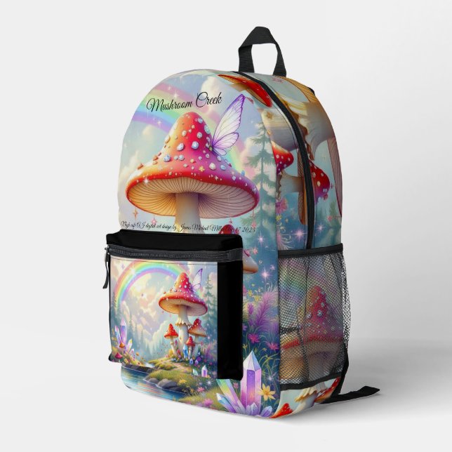 Mochila Impresa Paquete posterior de Mushroom Creek (Esquina derecha trasera )
