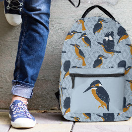 Mochila Impresa Para los amantes de las aves, simpáticos pescadore