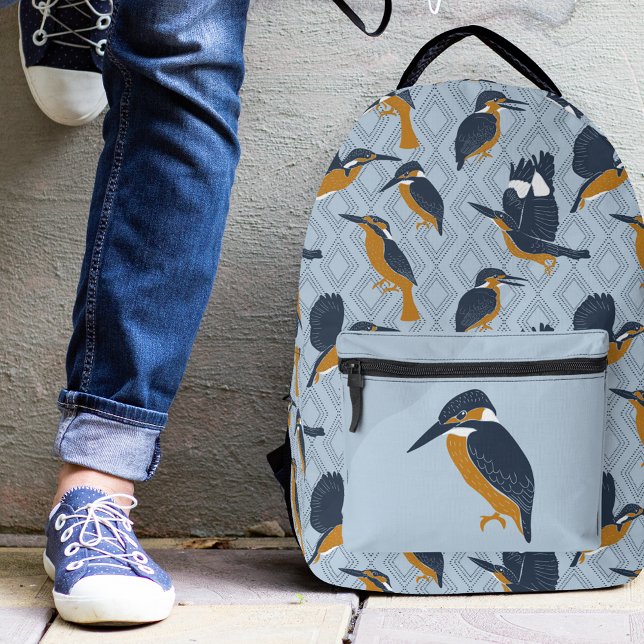Mochila Impresa Para los amantes de las aves, simpáticos pescadore (Subido por el creador)
