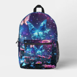 Mochila Impresa Paraíso de las mariposas