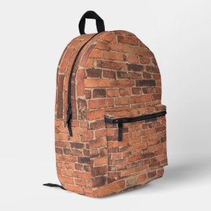Mochila Impresa Pared de Ladrillo