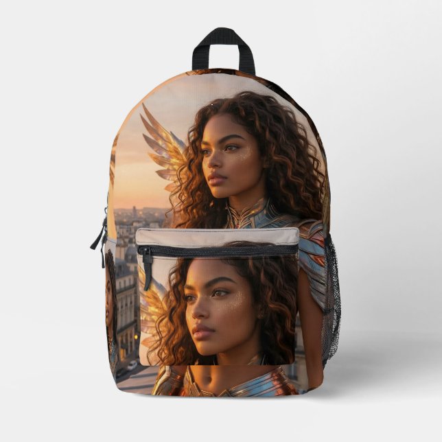 MOCHILA IMPRESA PARIS - BONJOUR (Anverso)