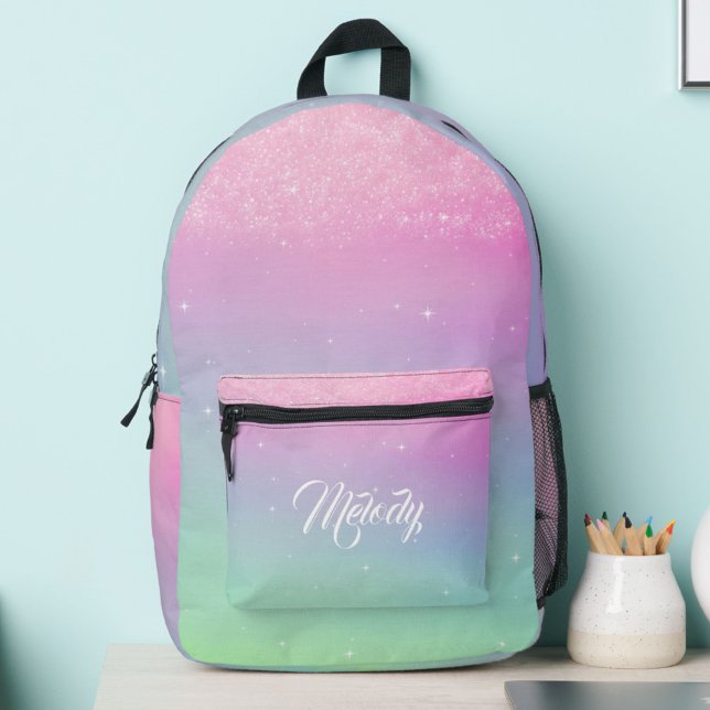 Mochila Impresa Parking de degradado Ombre Purpurina Pastel (Subido por el creador)