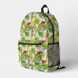 Mochila Impresa ParroTES Tropicales