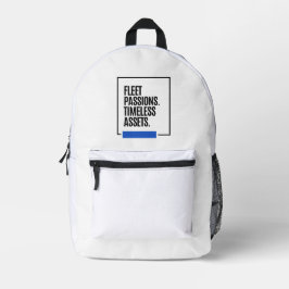 Mochila Impresa PASIONES FUGACES. ACTIVOS INMORTALES. - Inversor