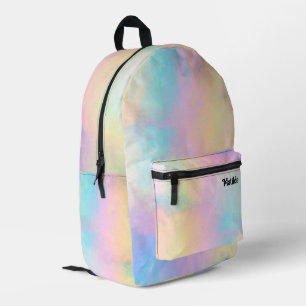 Mochila Impresa pastel abstracto