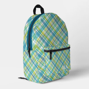 Mochila Impresa Pastel dulce Pastel Verde Azul