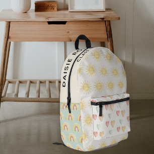 Mochila Impresa Pastel Personalizado Sunshine