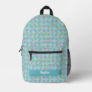 Mochila Impresa Pastel Retro Chess Board
