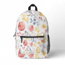 Pastel Spring Floral Decorative Eggs Easter Birdie