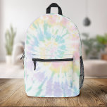 Mochila Impresa Pastel Tie Dye<br><div class="desc">Mochila de tinte de tinta de color pastel</div>