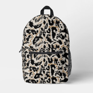 Mochila Impresa Patrón abstracto bohemio africano de leopardo