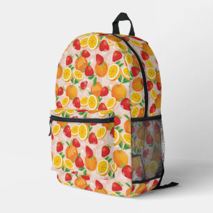 Mochila Impresa Patrón abstracto con fresa