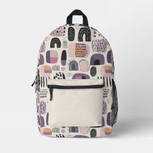 Mochila Impresa Patrón abstracto geométrico boho