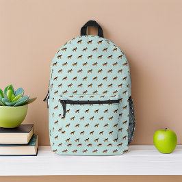 Mochila Impresa Patrón alemán de perros pastores personalizado