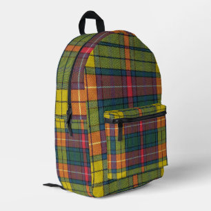 Mochila Impresa Patrón Buchanan Antiguo Tartán