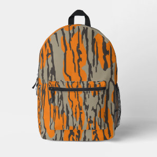 Mochila Impresa Patrón Camo Bottomland Camo naranja