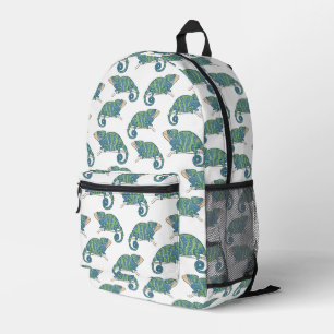 Mochila Impresa Patrón Chameleon