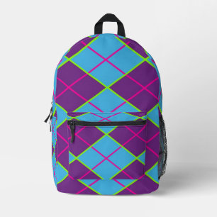 Mochila Impresa Patrón Clásico de Argyle
