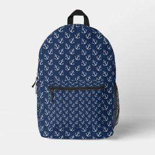 Mochila Impresa Patrón de Ancla Náutica