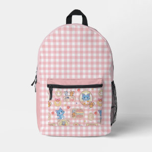Mochila Impresa Patrón de Anime Tom y Jerry Bakery
