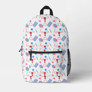 Mochila Impresa Patrón de anticoncepción feminista