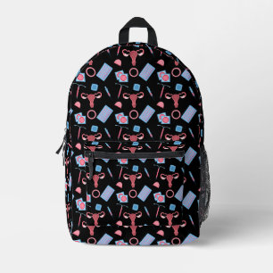 Mochila Impresa Patrón de anticoncepción feminista