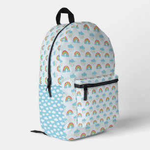 Mochila Impresa Patrón de arcos y nubes