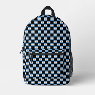 Mochila Impresa Patrón de bandera de Argentina controlado