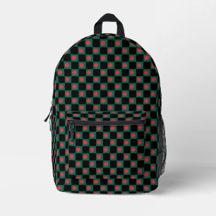 Mochila Impresa Patrón de bandera de Bangladesh controlado
