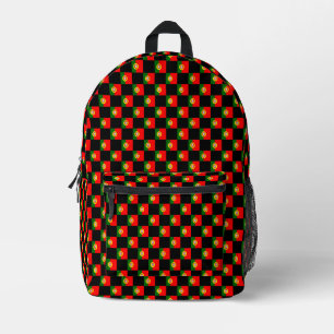 Mochila Impresa Patrón de bandera de Portugal controlado