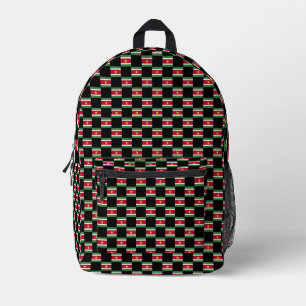 Mochila Impresa Patrón de bandera de Surinam controlado