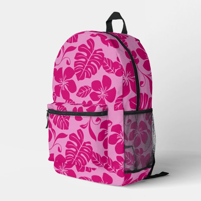 Mochila Impresa PATRÓN DE BIKINI ROSA EN ROSA x 2 (Esquina derecha trasera )