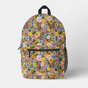 Mochila Impresa Patrón de bordado floral TWEETY™
