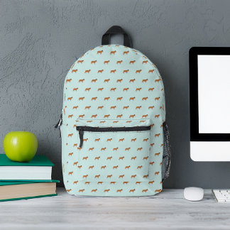Mochila Impresa Patrón de Bulldoges dulces personalizado