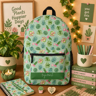 Mochila Impresa Patrón de cactus salvaje