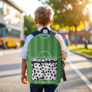Mochila Impresa Patrón de campo de fútbol Cool Sports