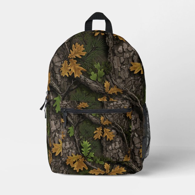 Mochila Impresa Patrón de Camuflaje de Imitación (Anverso)