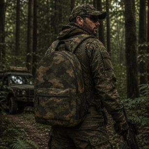 Mochila Impresa Patrón de camuflaje de madera Ranger Elite