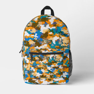 Mochila Impresa Patrón de camuflaje digital urbano de alto contras