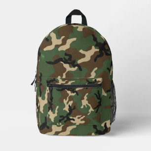 Mochila Impresa Patrón de camuflaje militar americano