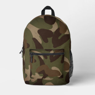 Mochila Impresa Patrón de camuflaje militar clásico