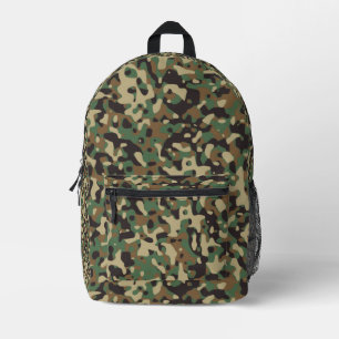 Mochila Impresa Patrón de camuflaje militar digital de bosque