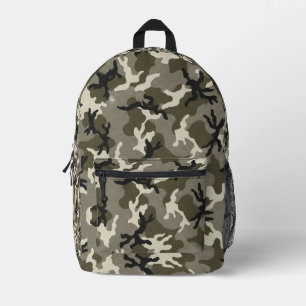 Mochila Impresa Patrón de camuflaje militar estratégico