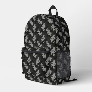 Mochila Impresa Patrón de camuflaje negro