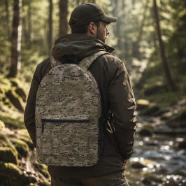 Mochila Impresa Patrón de camuflaje táctico