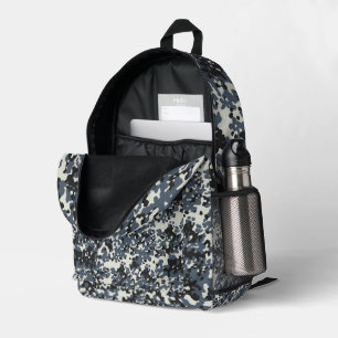 Mochila Impresa Patrón de camuflaje urbano digital