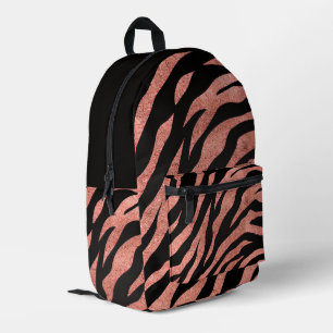Mochila Impresa Patrón de cebra brillante