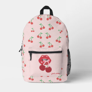 Mochila Impresa Patrón de cerezo dulce